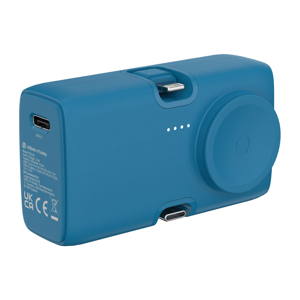 Urban Vitamin San Diego 20W PD RCS Powerbank & WatchCharger – blau