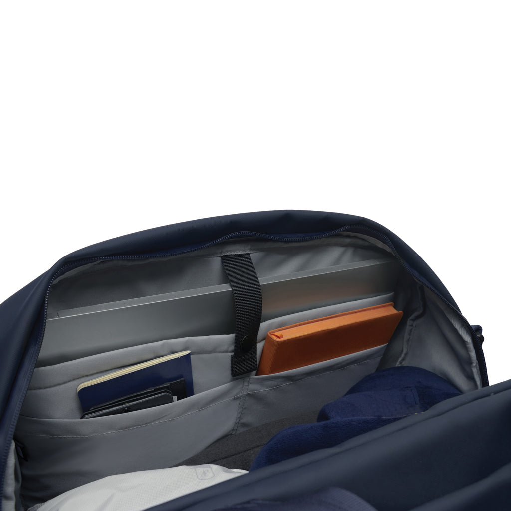 Urban wasserabweisende Wochenendtasche – navy blau