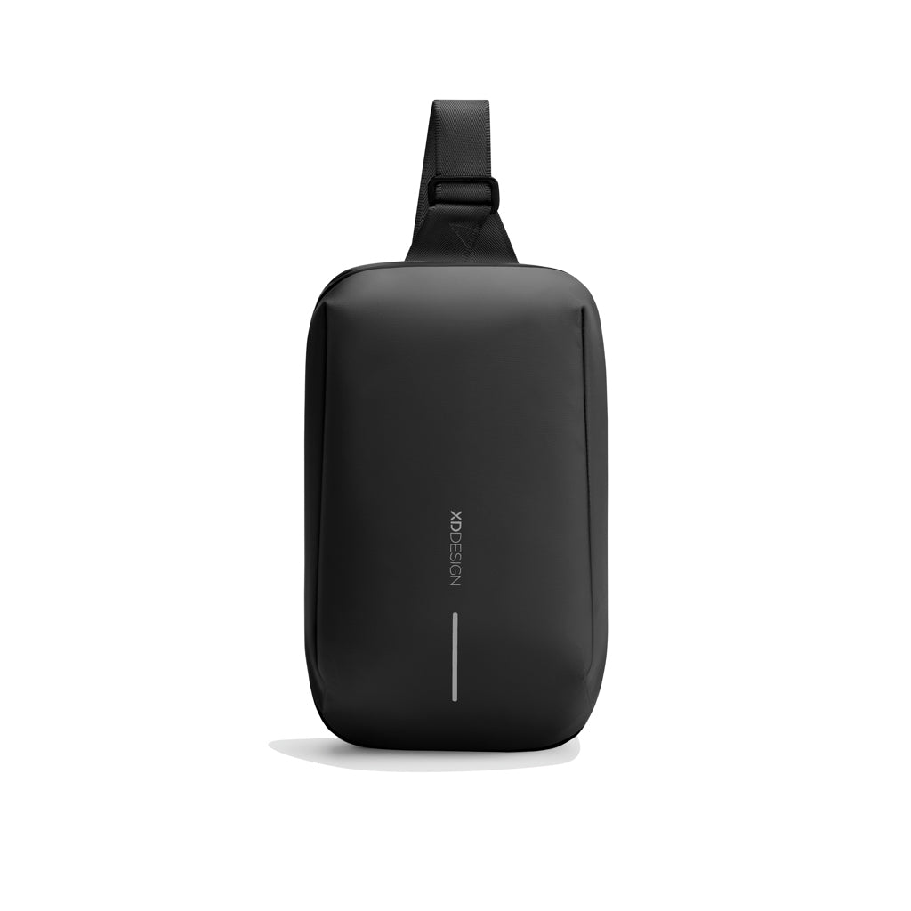 Urban wasserabweisender Sling-Bag – schwarz