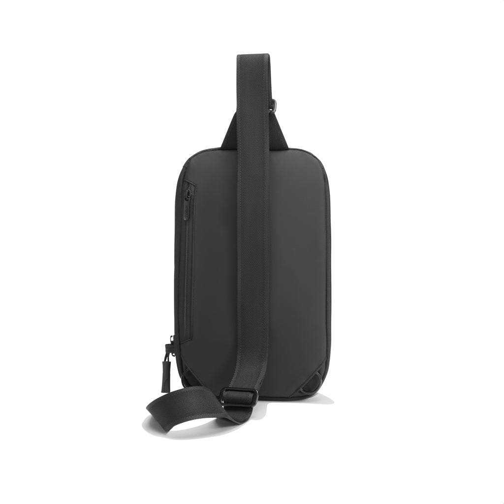 Urban wasserabweisender Sling-Bag – schwarz