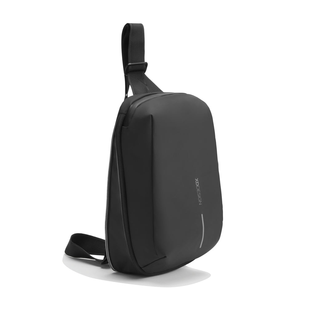 Urban wasserabweisender Sling-Bag – schwarz