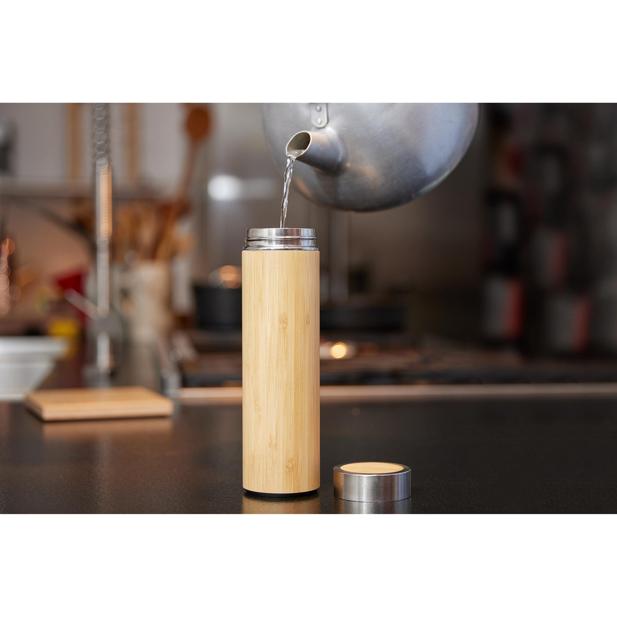 Vakuum Flasche „Bambus“, large