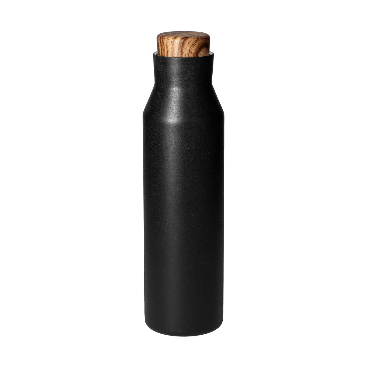 Vakuumflasche „Malmö“, 0,6 l – Schwarz