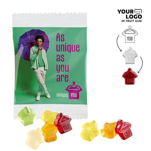 Beispiele für eigene Fruchtgummi Formen ohne Gelatine