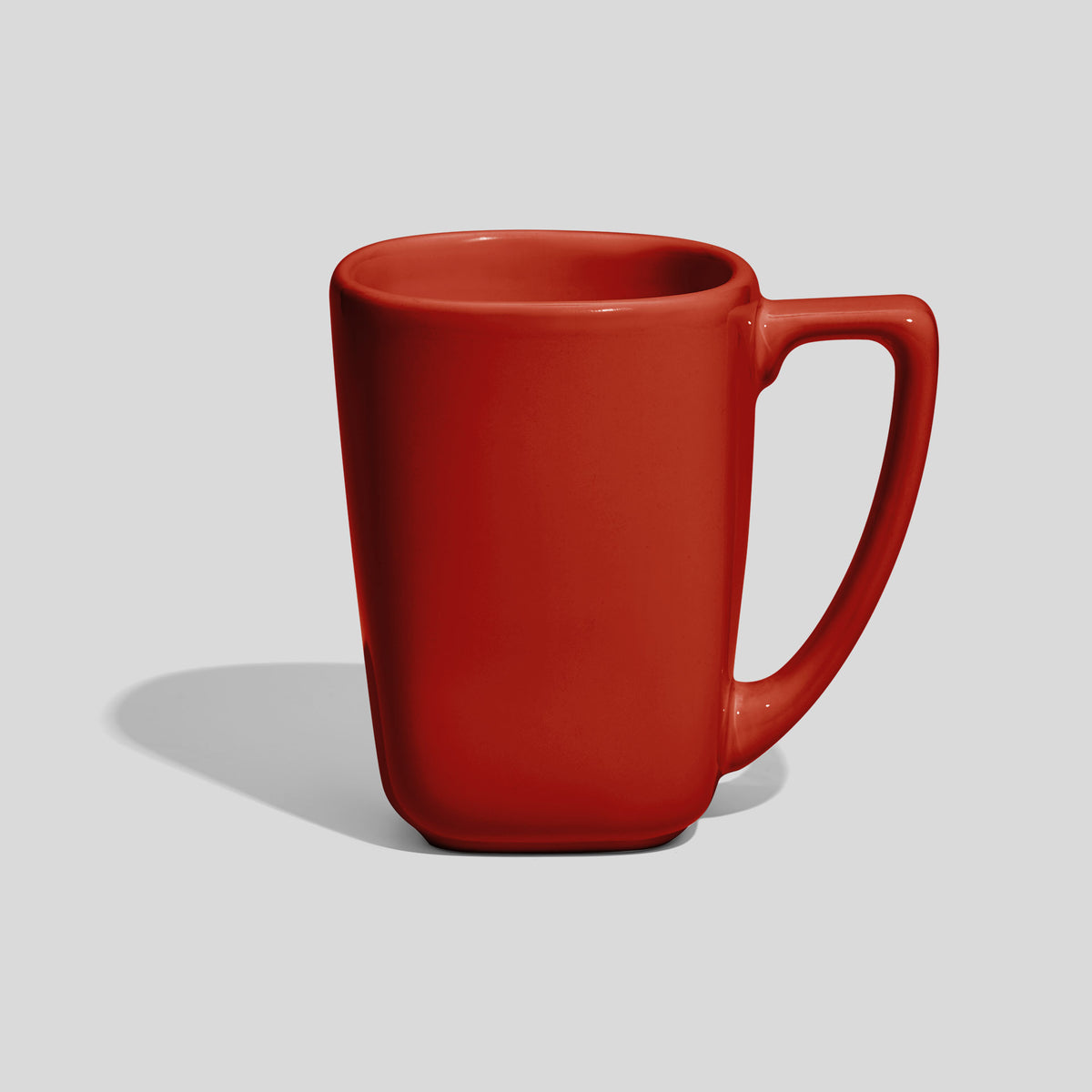 Verjüngte Keramiktasse 240 ml mit Winkelhenkel
