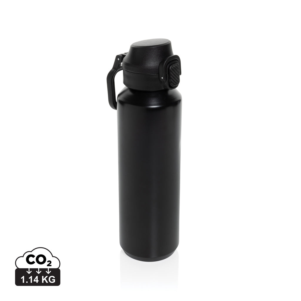 Via RCS Re-Steel Sportflasche mit Verschluss, 600ml