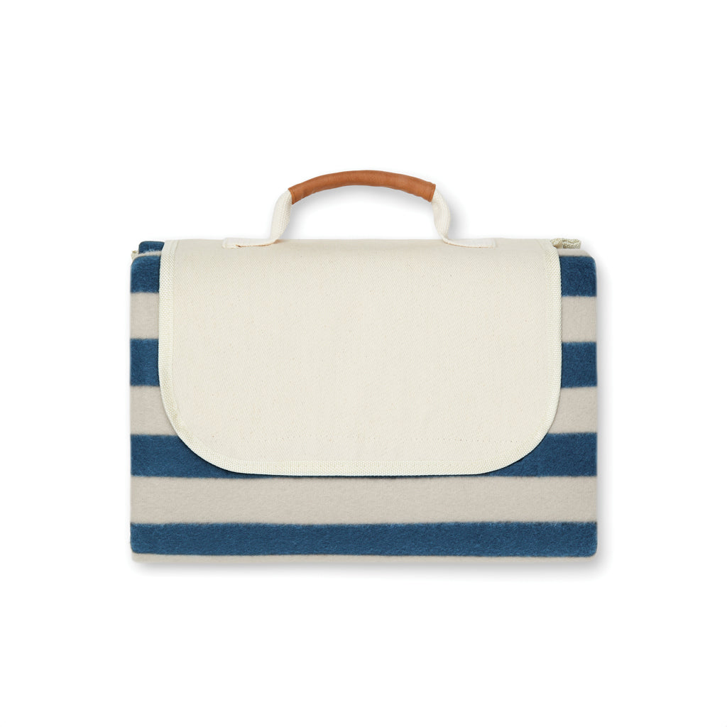 VINGA Alba GRS rPET Picknickdecke – navy blau