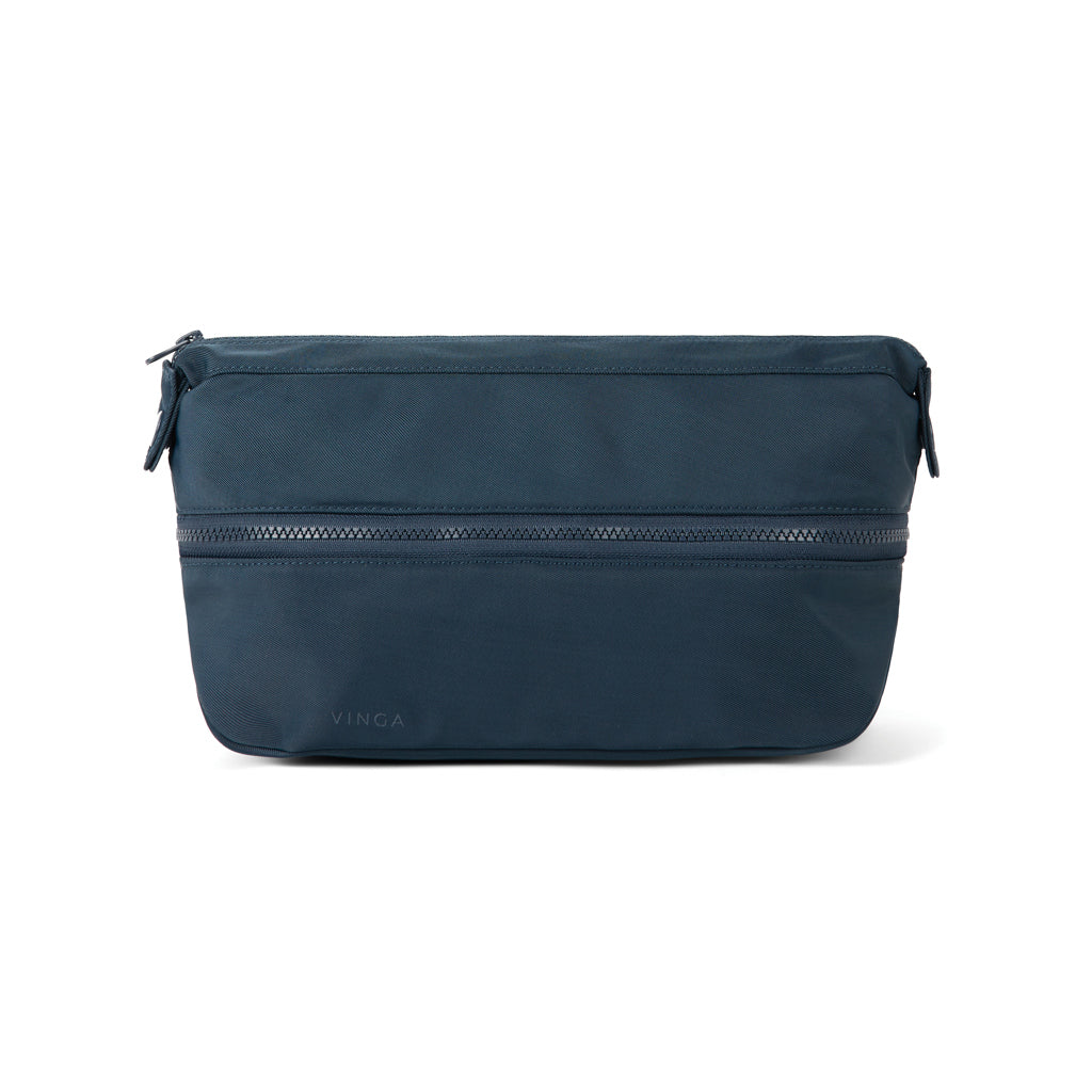 VINGA Baltimore Neo RCS – erweiterbarer Kulturbeutel – navy blau