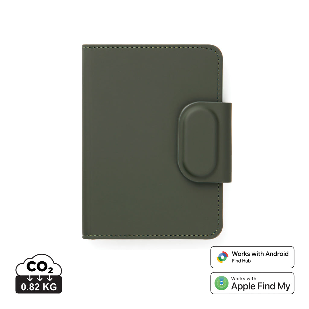 VINGA Baltimore RCS Passport Cover mit Dual-Finder – grün