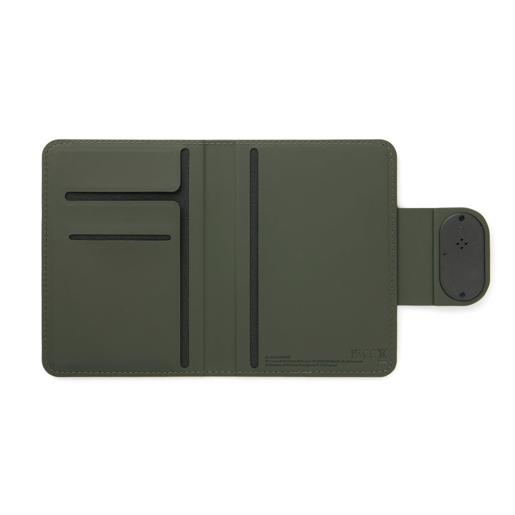 VINGA Baltimore RCS Passport Cover mit Dual-Finder – grün