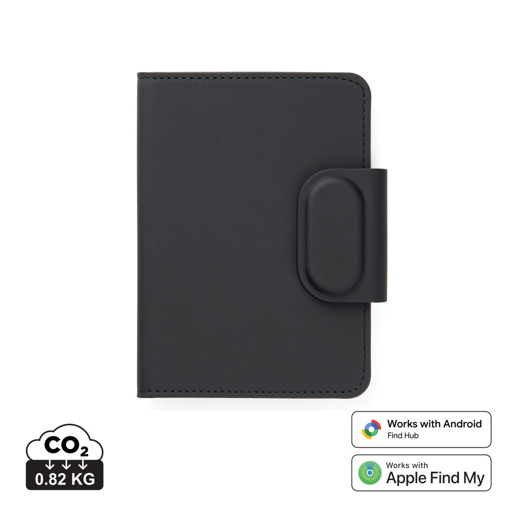 VINGA Baltimore RCS Passport Cover mit Dual-Finder – schwarz