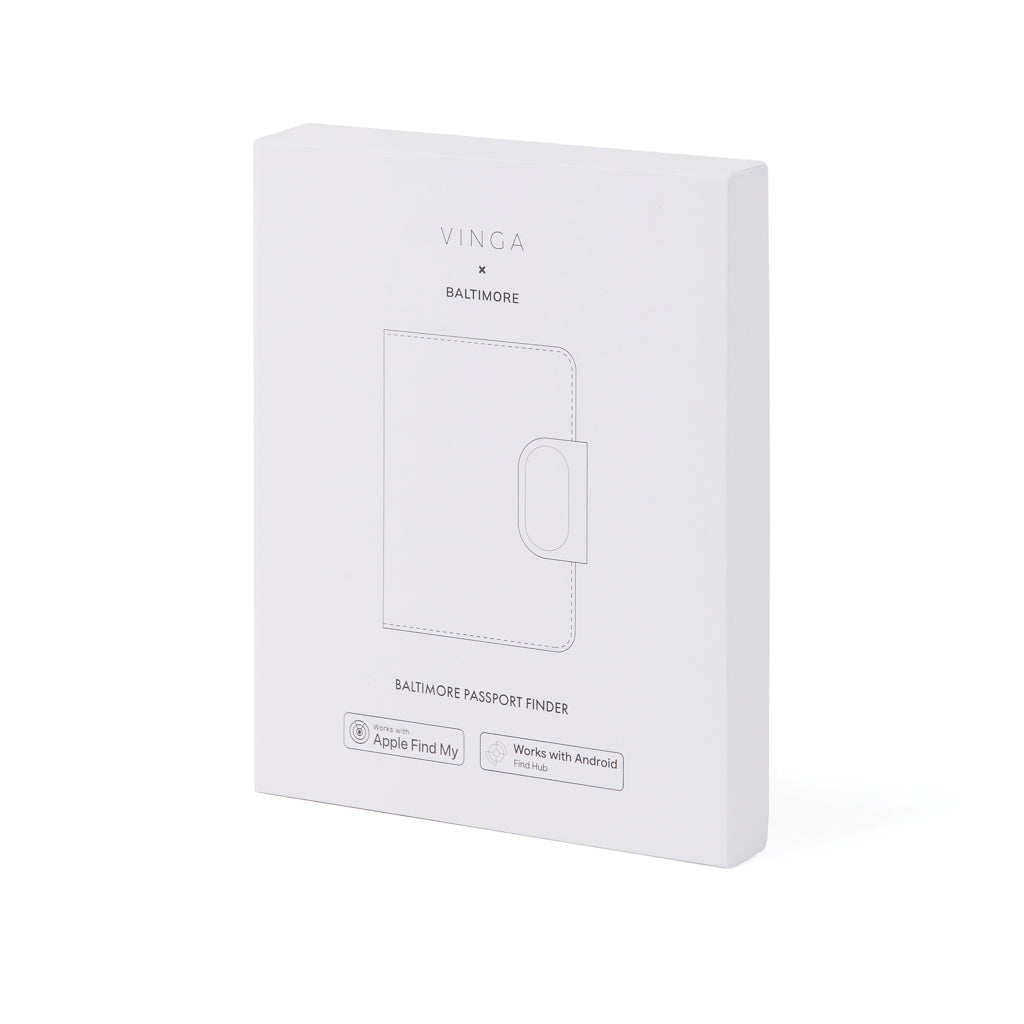 VINGA Baltimore RCS Passport Cover mit Dual-Finder
