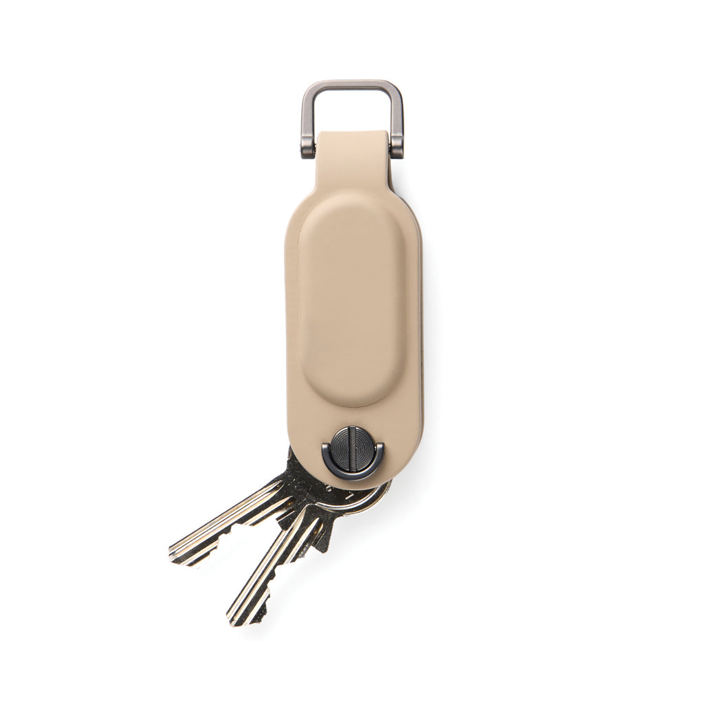 VINGA Baltimore RCS Schlüsselhalter mit Dual-Finder – greige