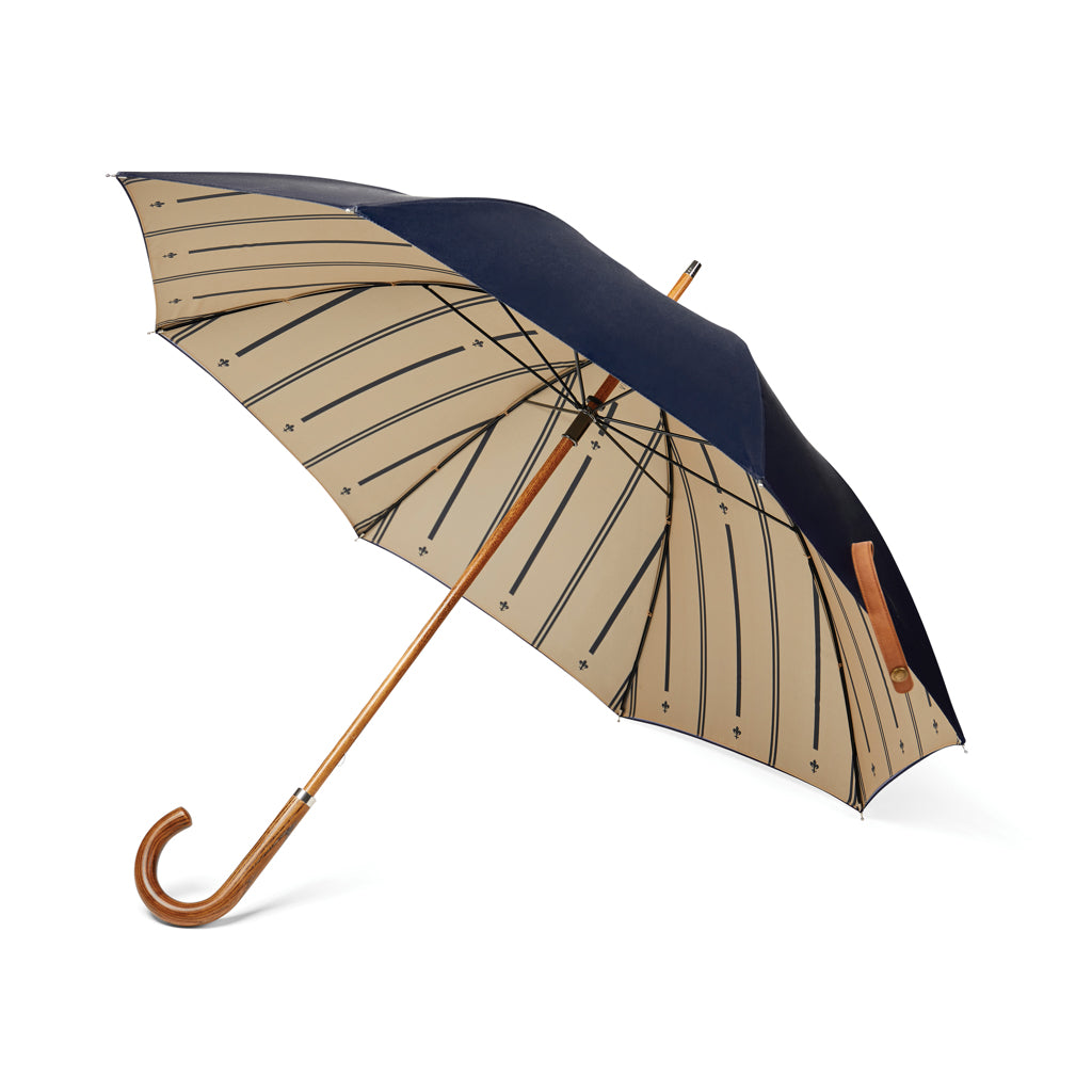VINGA Bosler AWARE™ Regenschirm aus recyceltem PET – navy blau