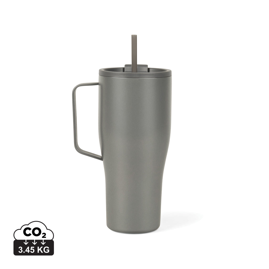 VINGA Eos Voyager 800ml Flasche aus RCS rec. Stainless-Steel – grau