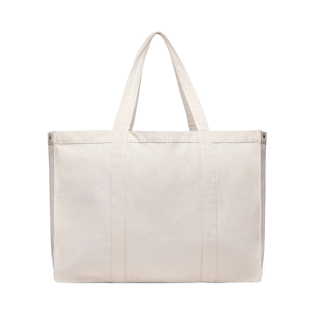 VINGA Hilo AWARE™ Maxi-Tasche aus recyceltem Canvas – off white