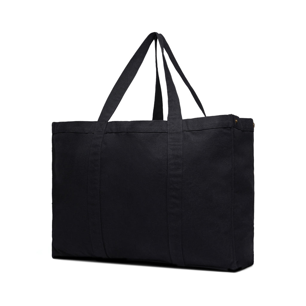 VINGA Hilo AWARE™ Maxi-Tasche aus recyceltem Canvas – schwarz
