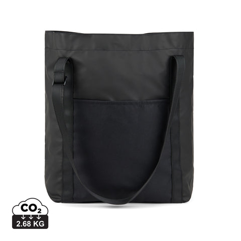 VINGA Livorno Tragetasche aus GRS recyceltem Polyester mit Logo