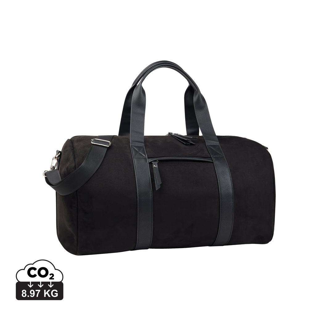 VINGA Marlow Wochenendtasche RCS aus recyceltem Polyester – schwarz