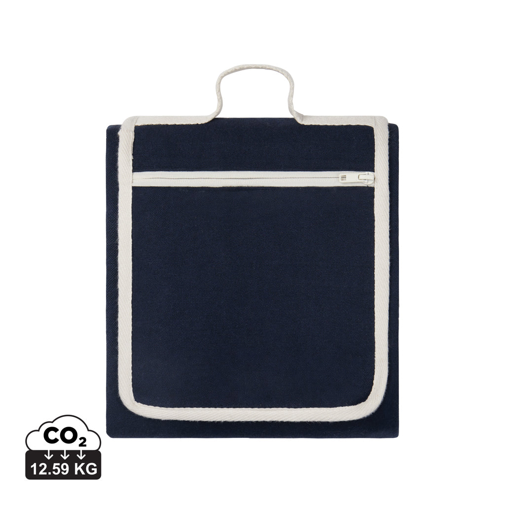VINGA Volonne AWARE™ Picknickdecke aus recyceltem Canvas – blau