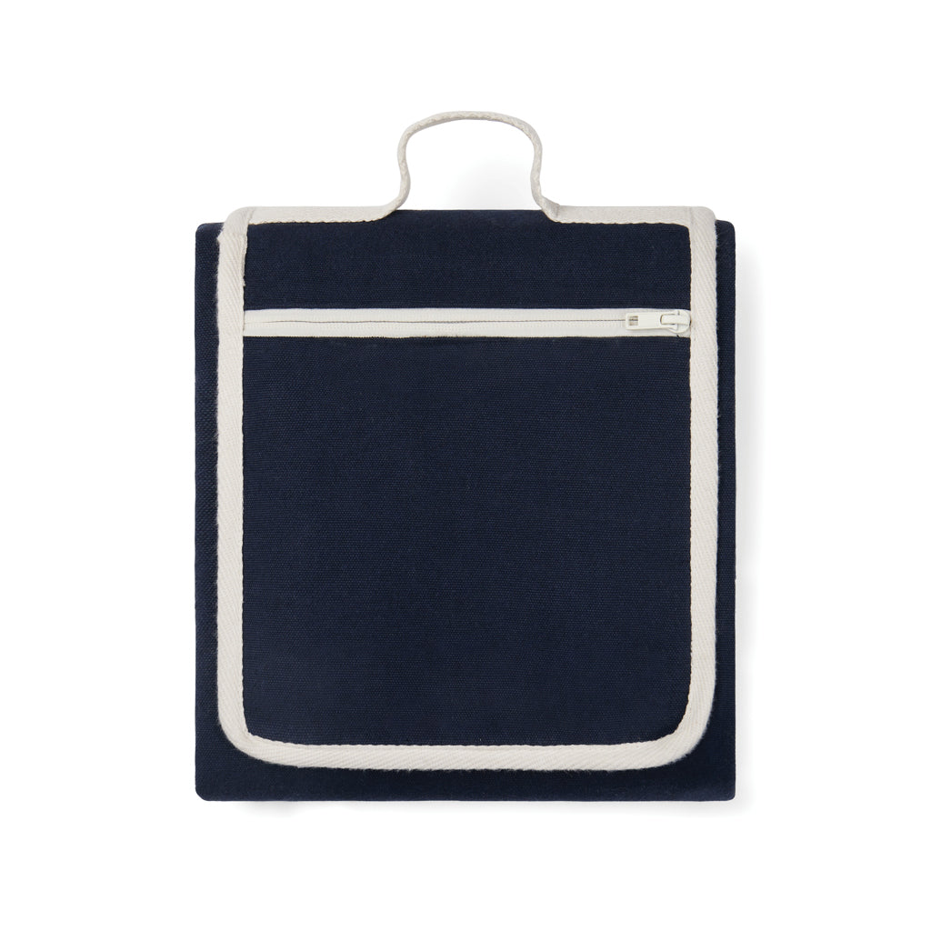 VINGA Volonne AWARE™ Picknickdecke aus recyceltem Canvas – blau