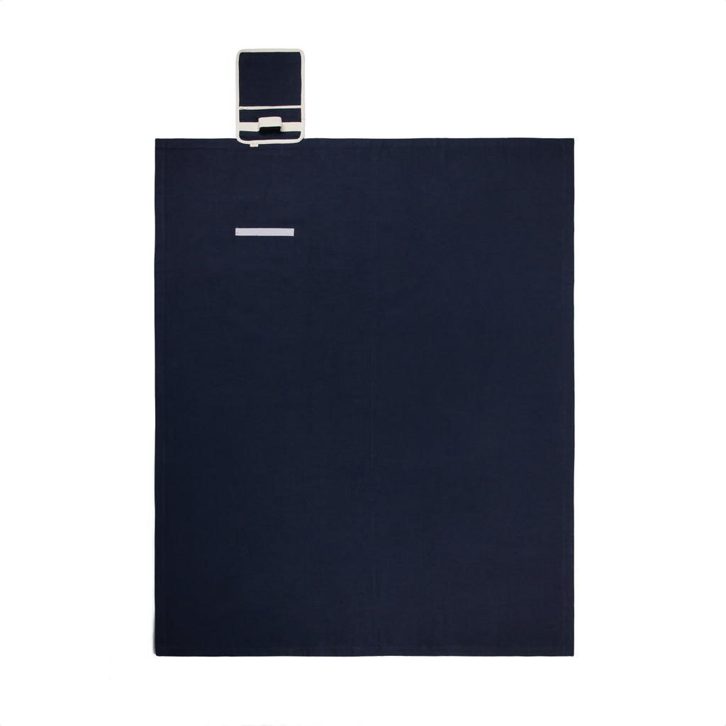 VINGA Volonne AWARE™ Picknickdecke aus recyceltem Canvas – blau