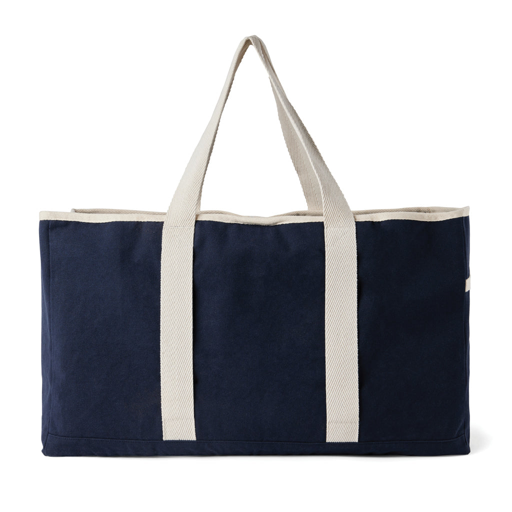 VINGA Volonne AWARE™ Strandtasche aus recyceltem Canvas – blau
