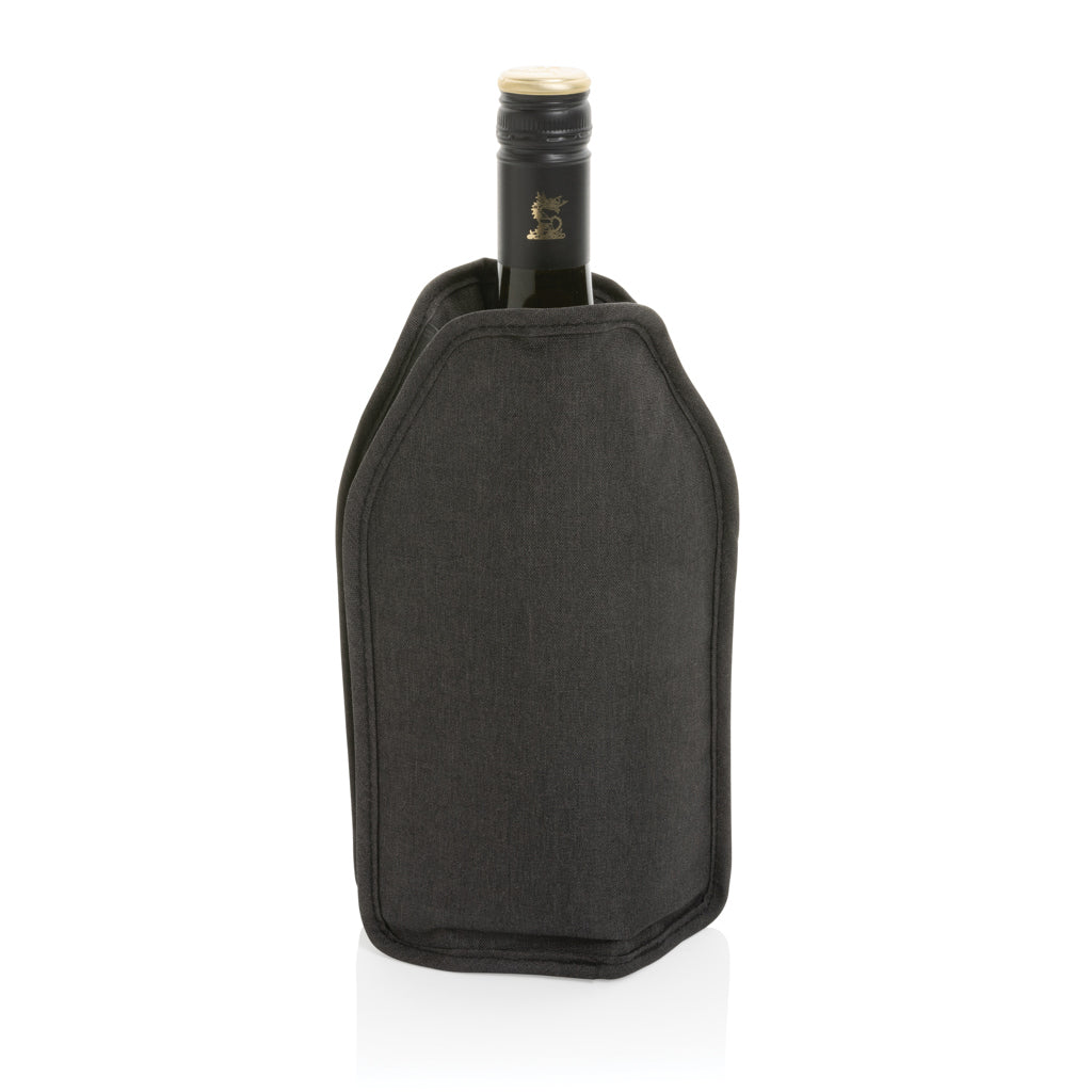 Vino AWARE™ rPET Weinkühler-Sleeve – schwarz