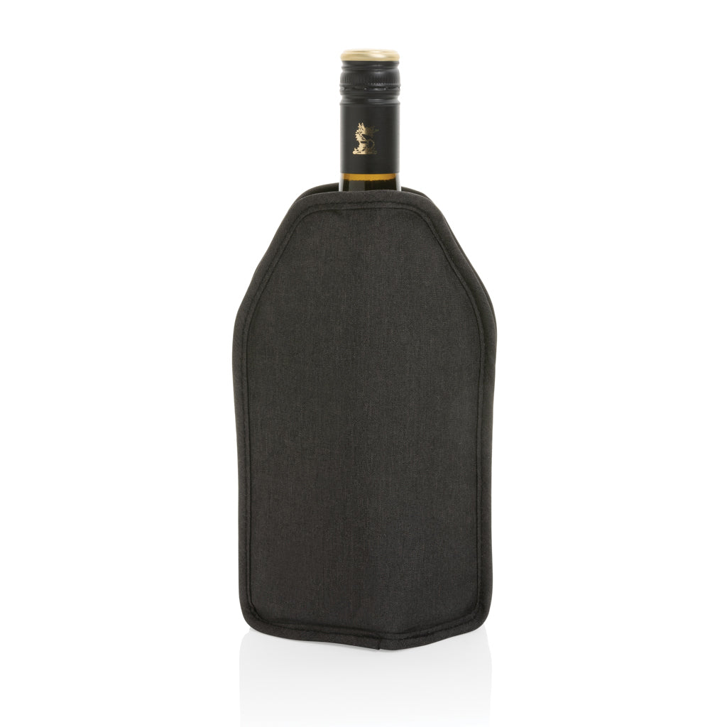 Vino AWARE™ rPET Weinkühler-Sleeve – schwarz