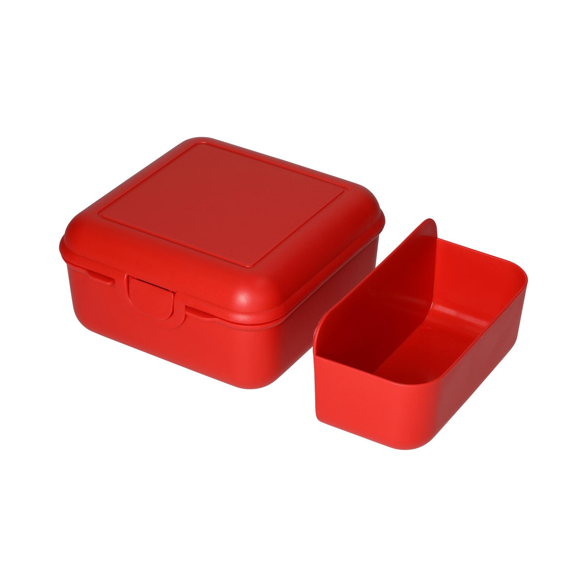 Vorratsdose „Cube“ deluxe, mit Trennschale – Rot
