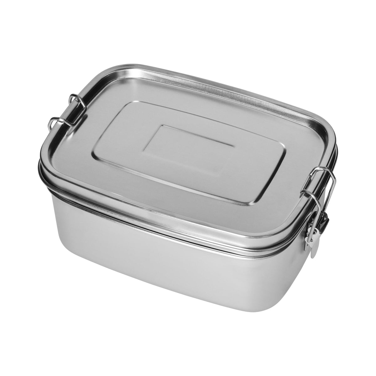Vorratsdose „Double“ 19x13,5x8,5 cm – Silber