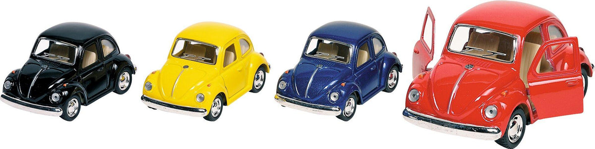 VW Käfer 1967 Modellauto, 9,5 cm Länge, Rückzugmotor
