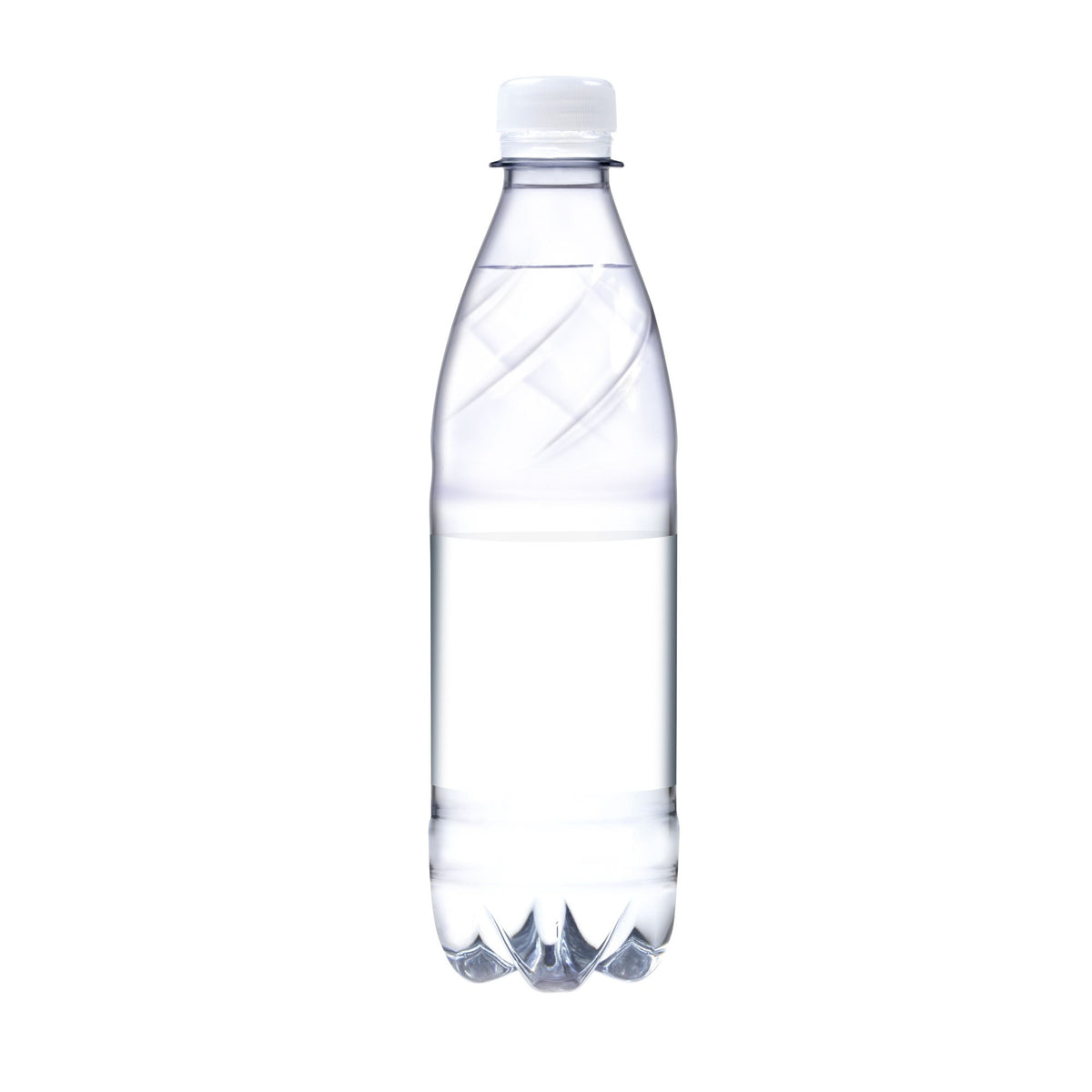 Wasser 500 ml PET Flasche mit Papieretikett