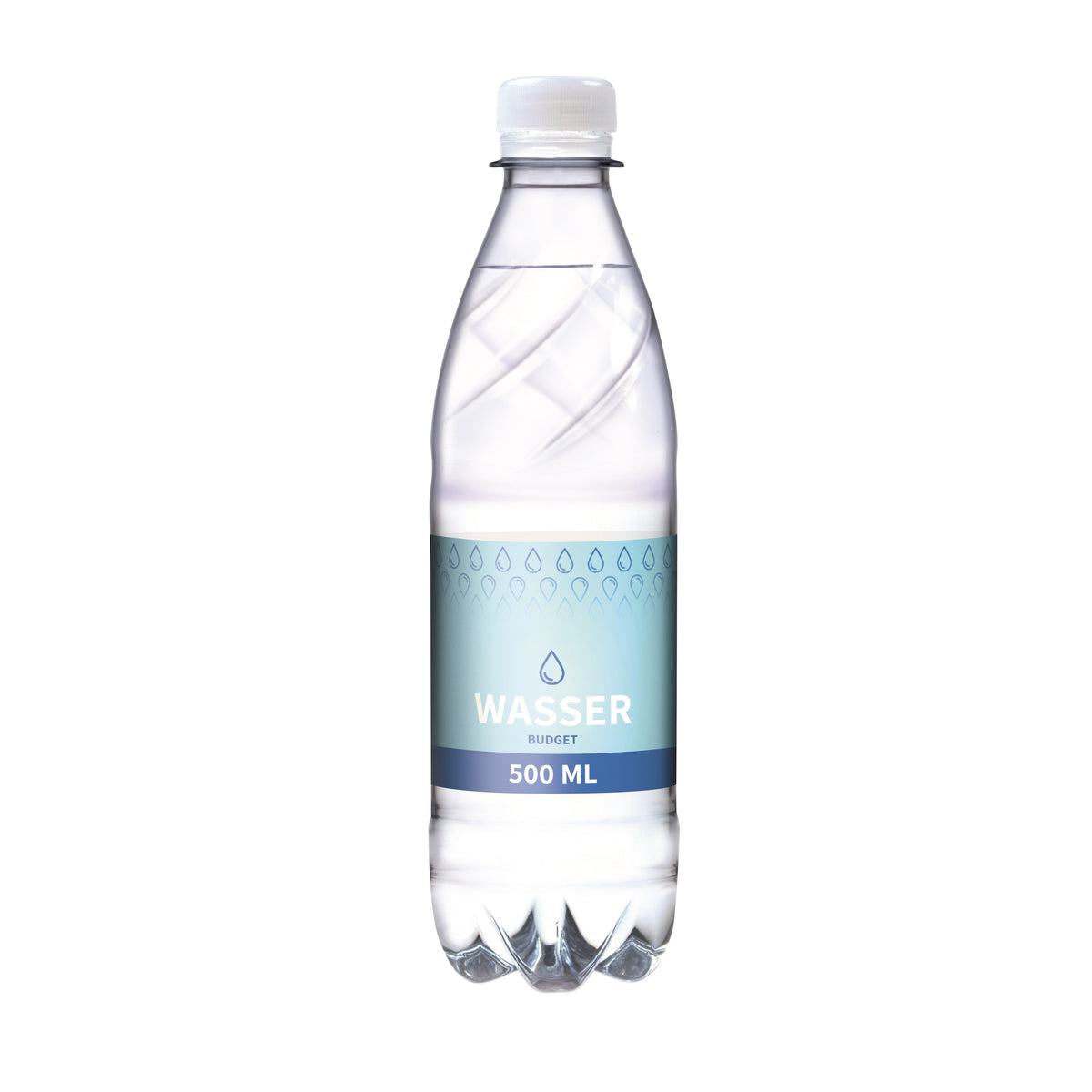 Wasser 500 ml PET Flasche mit Papieretikett – Sanft