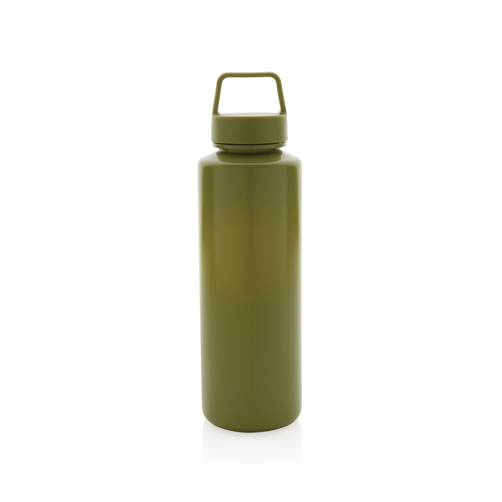 Wasserflasche mit Henkel aus RCS rPP – grün