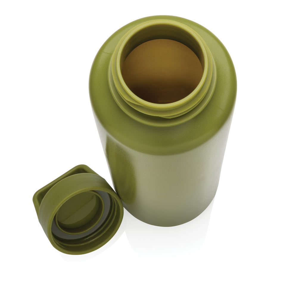 Wasserflasche mit Henkel aus RCS rPP – grün