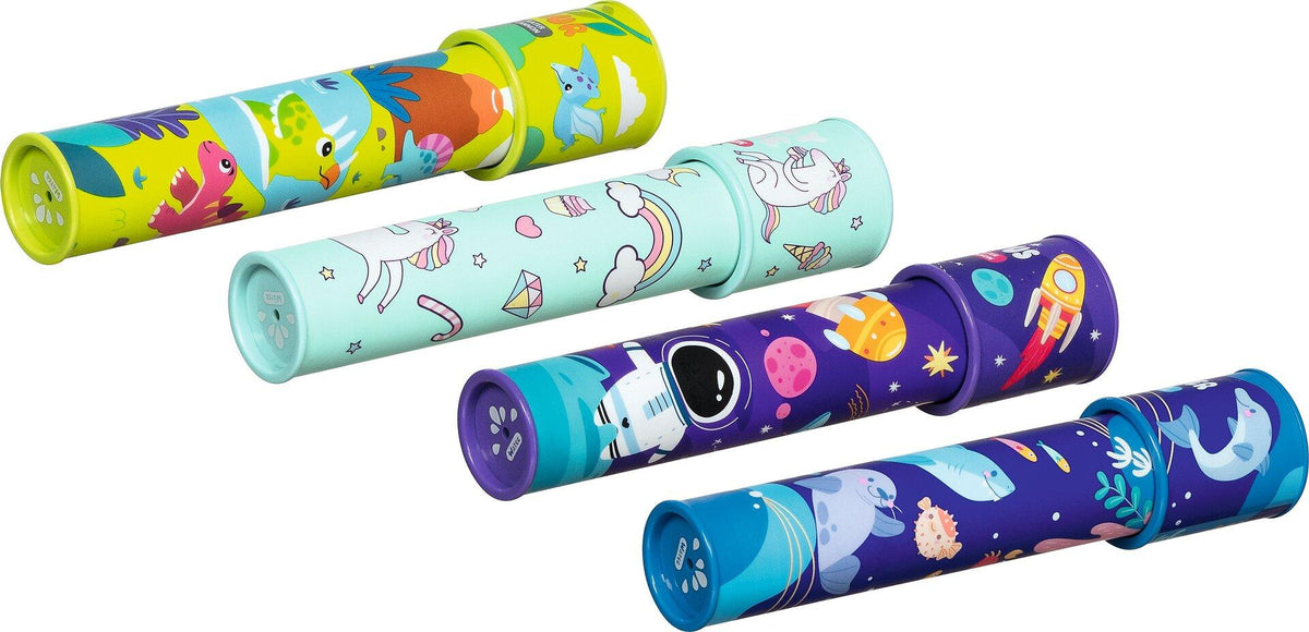 Wasserspritzer mit Motiven Dino, Einhorn, Weltraum, Unterwasser – weitere Ansicht