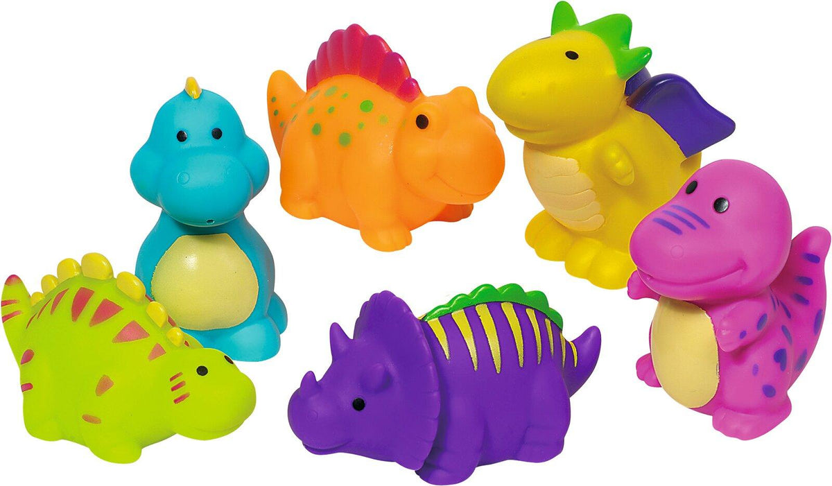 Wasserspritztiere Dinosaurier, sechs Sorten von goki