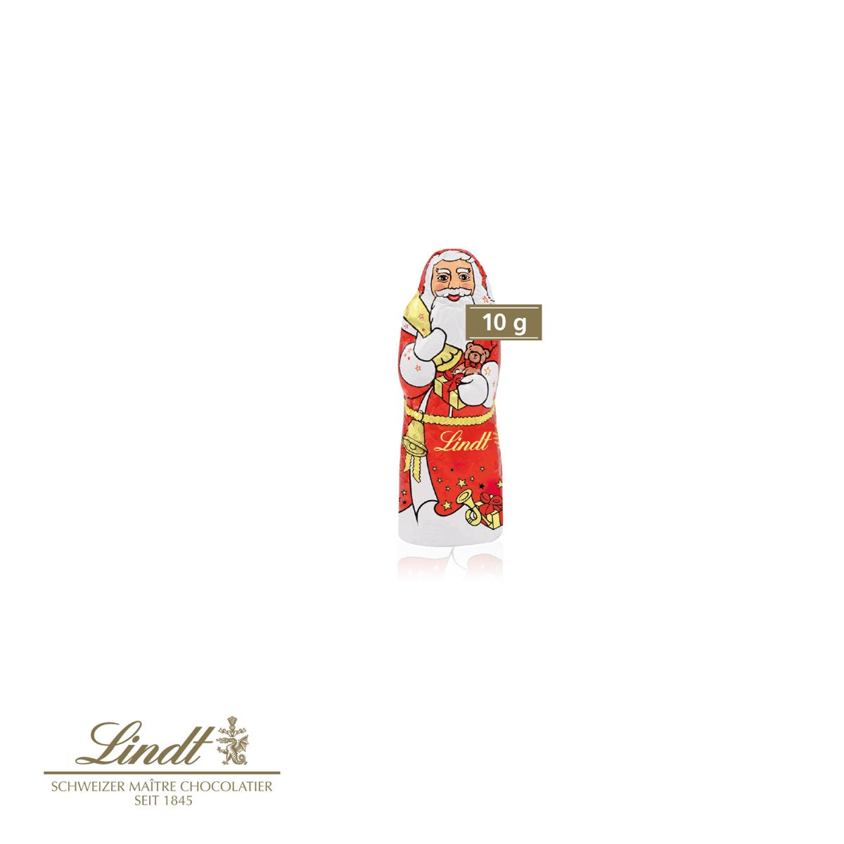 Weihnachtsbaum Präsent mit Lindt Weihnachtsmann als Füllung