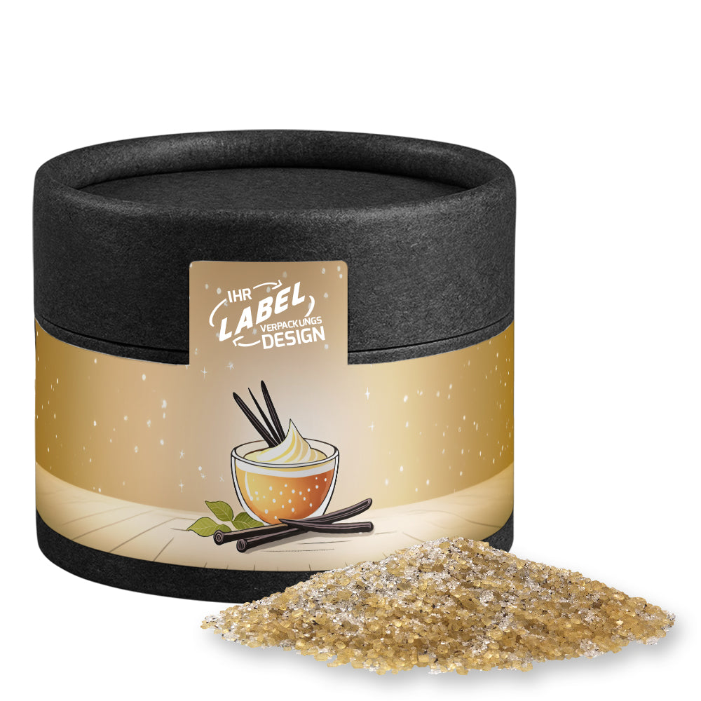 Weihnachtsgewürze in der schwarzen Mini Dose – Vanillezucker, ca. 55 g