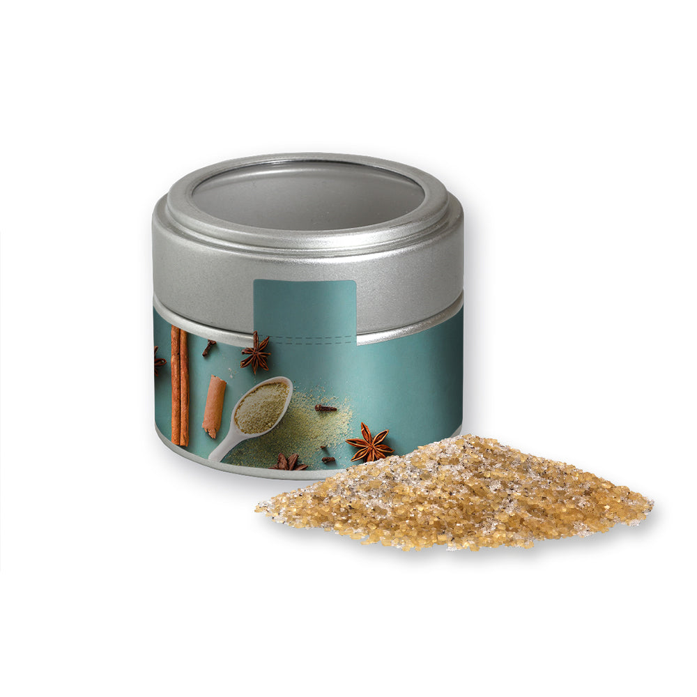 Weihnachtsgewürze in der silbernen Metalldose Mini – Vanillezucker, ca. 85 g