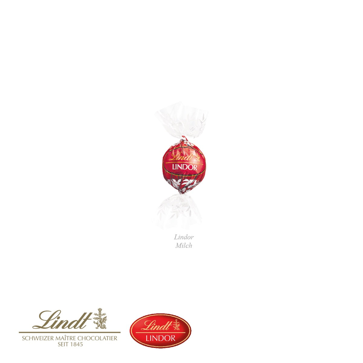 Weihnachtsmann aus Karton mit Lindt Lindor Kugel als Nase