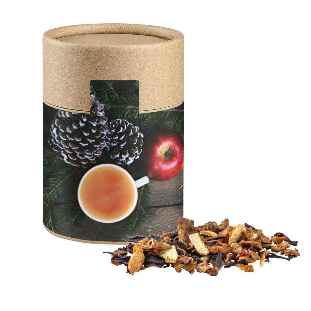 Weihnachtstee in der Kraftpapierdose Midi – Omas Bratäpfelchen Tee, ca. 60 g