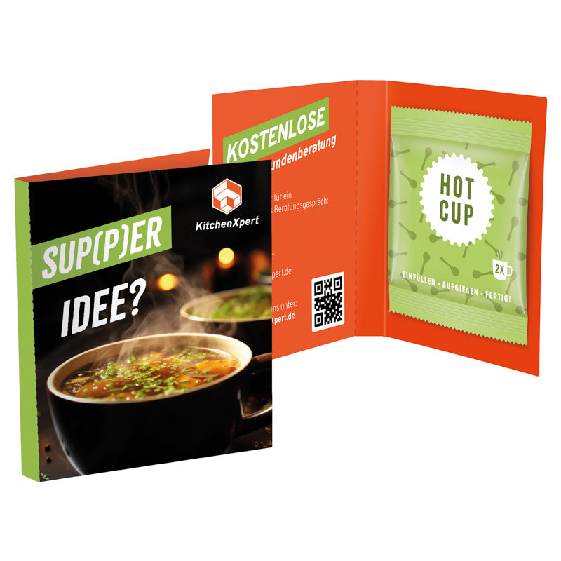 Werbekarte Midi Maistro Suppe