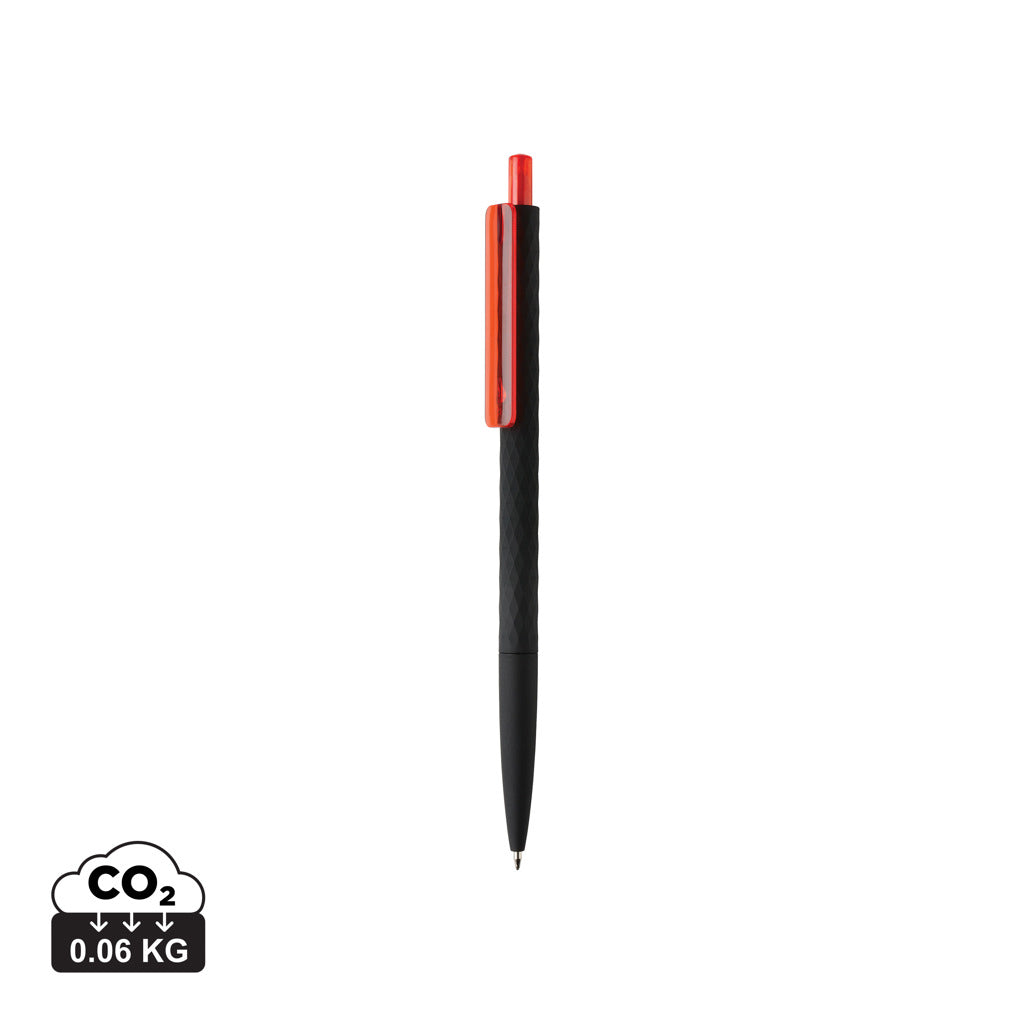 X3-Black mit Smooth-Touch aus RCS recyceltem ABS – rot