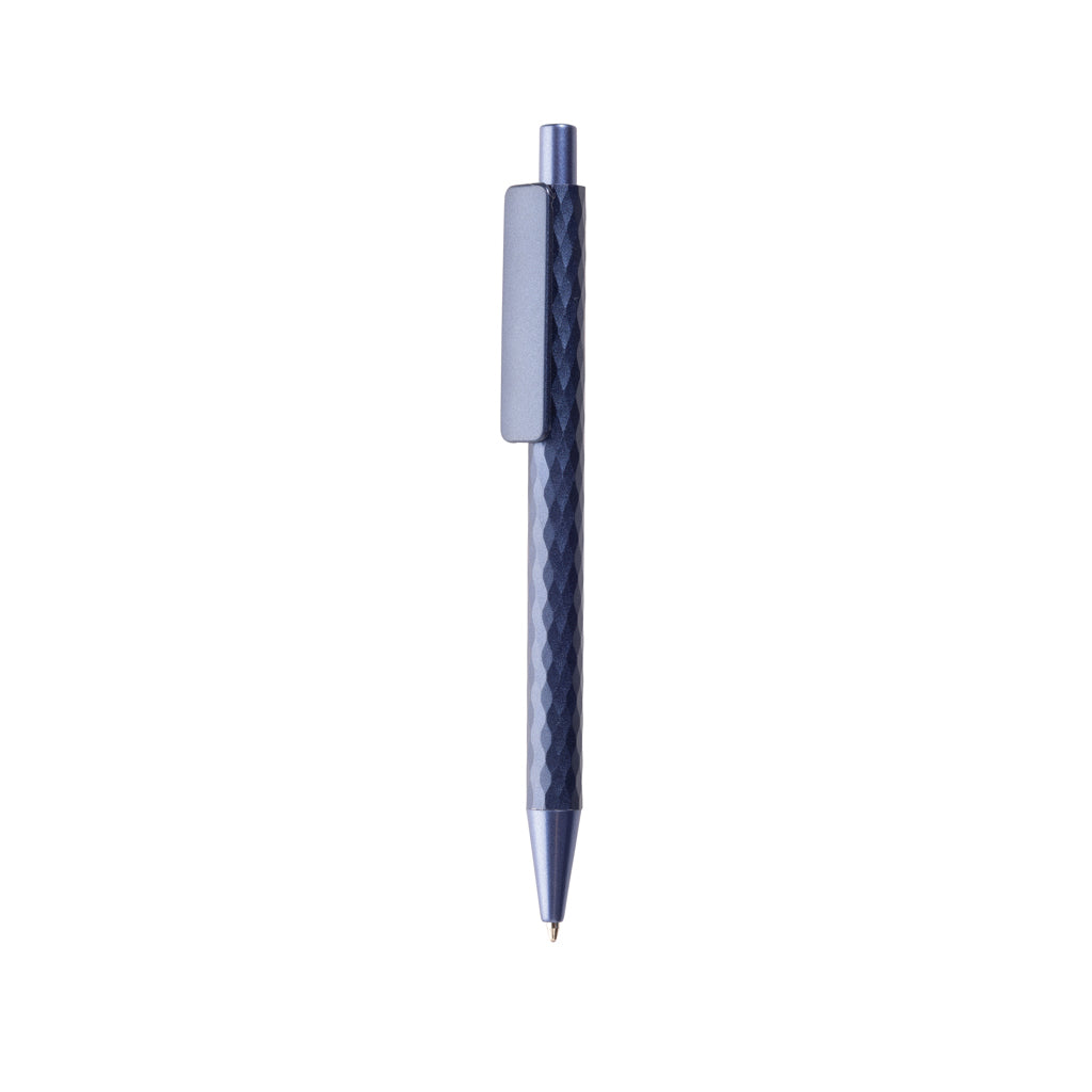 X3 Metal Edition Kugelschreiber aus RCS recyceltem Aluminium – navy blau