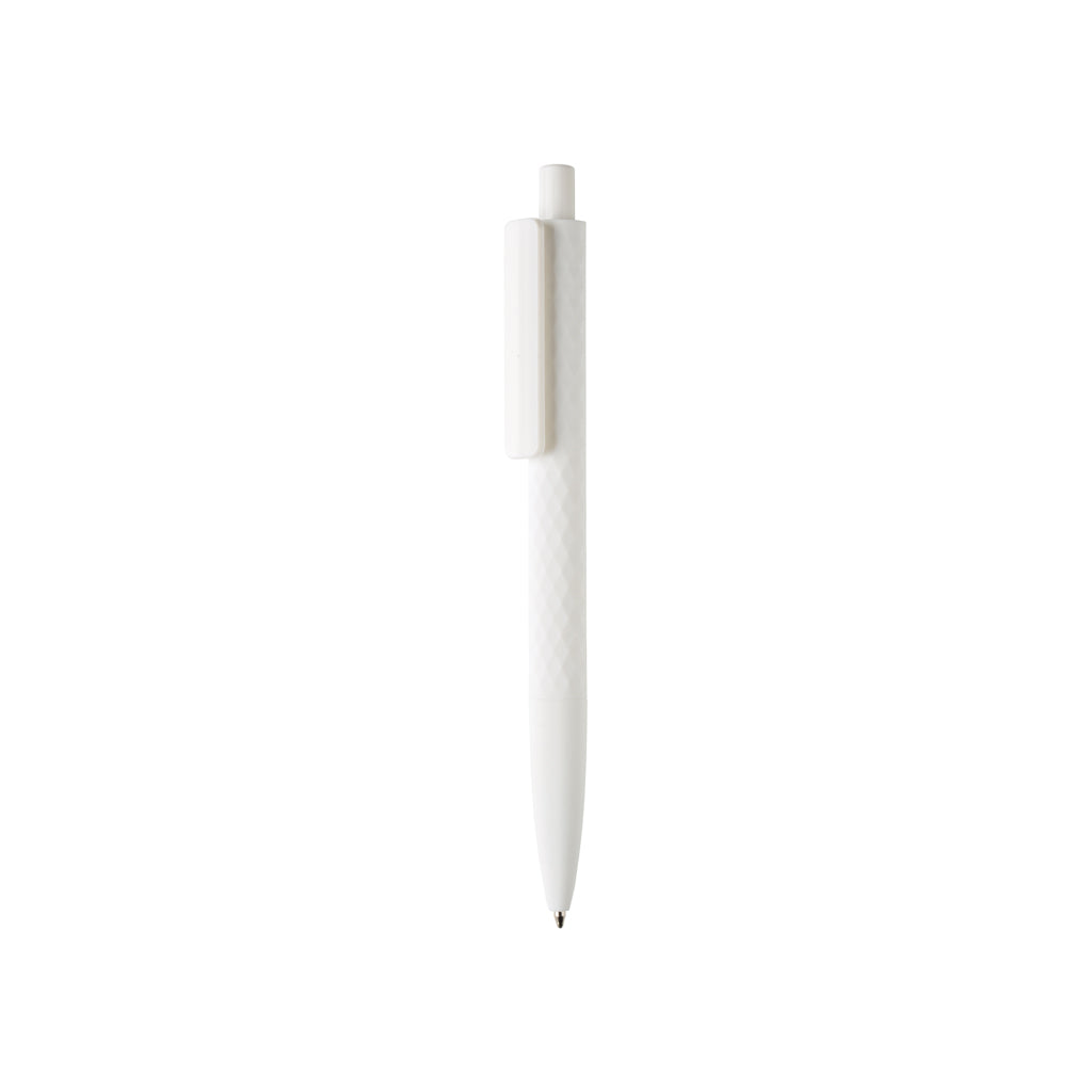 X3-Stift mit Smooth-Touch aus RCS recyceltem ABS – weiß