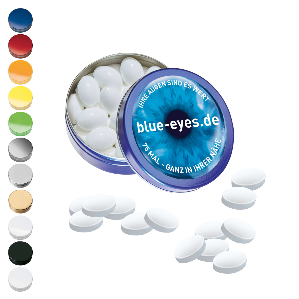 XS Taschendose in schwarz matt