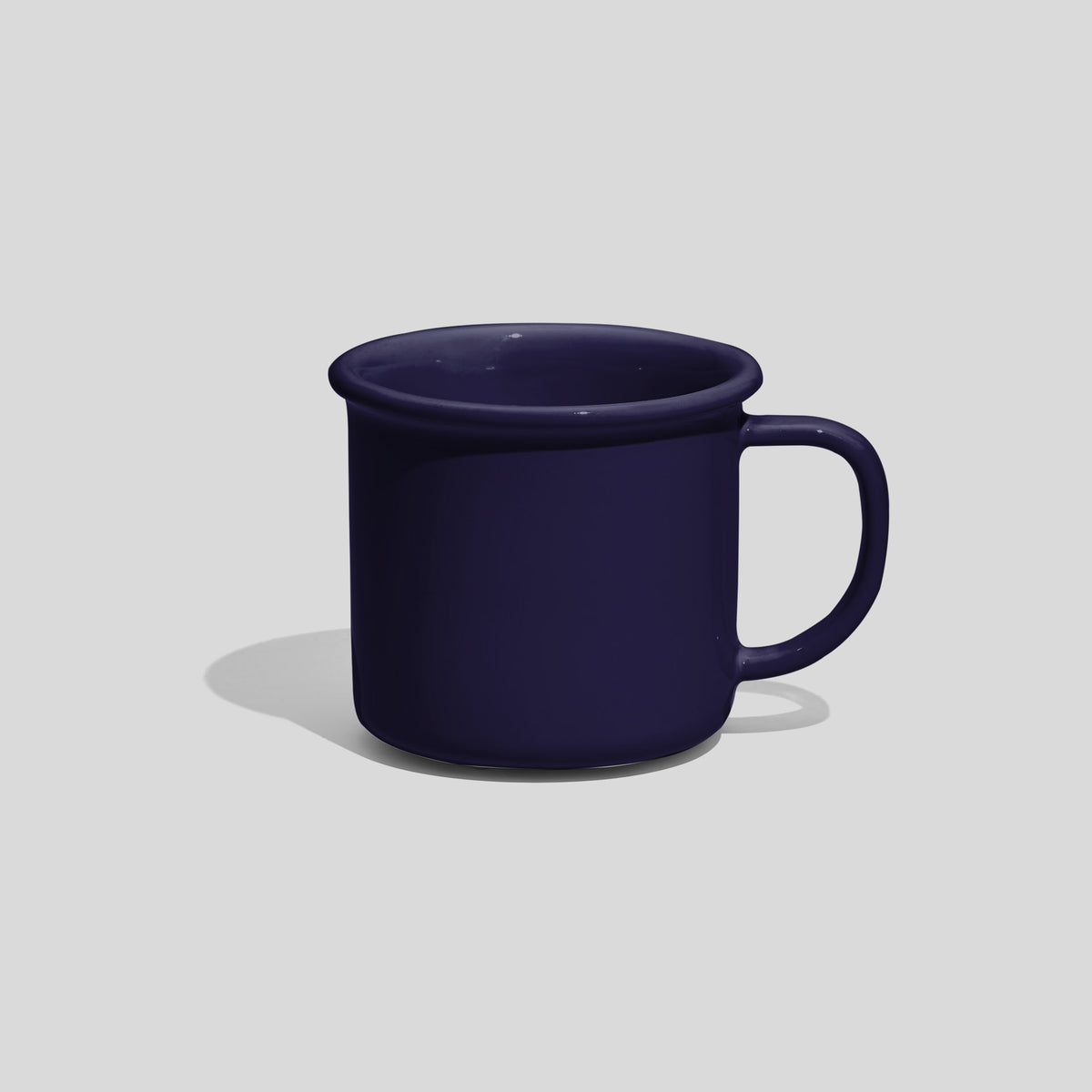 Zylindrische Kaffeetasse 180 ml mit Wulstrand – Nachtblau