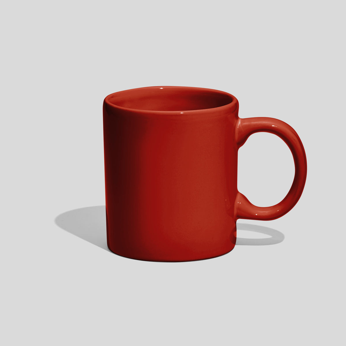 Zylindrische Kaffeetasse 220 ml mit rundem Henkel